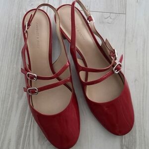 Charles & Keith Red Women's Shoes